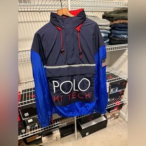Men’s polo Ralph Lauren Hi-Tech windbreaker jacket sz XL